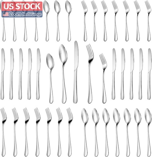 Stock 30pc silverware set - stock,